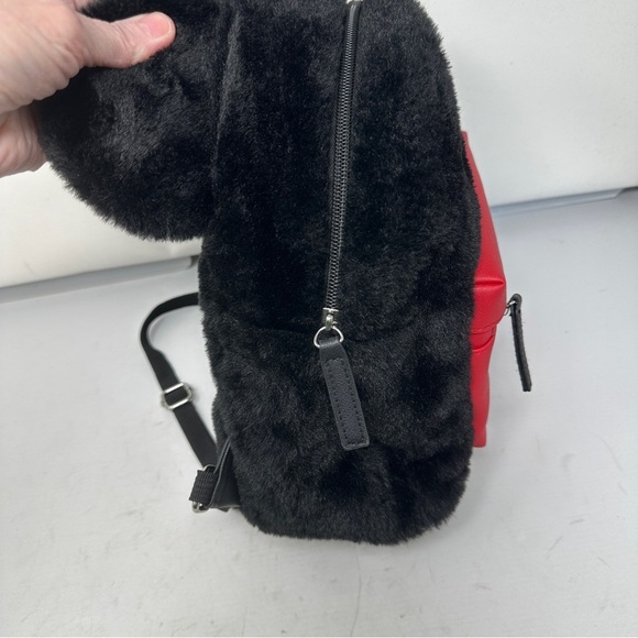 Mickey Mouse x Bioworld Disney‎ Soft Furry Backpack Bookbag with Mouse Ears GUC - Picture 11 of 16